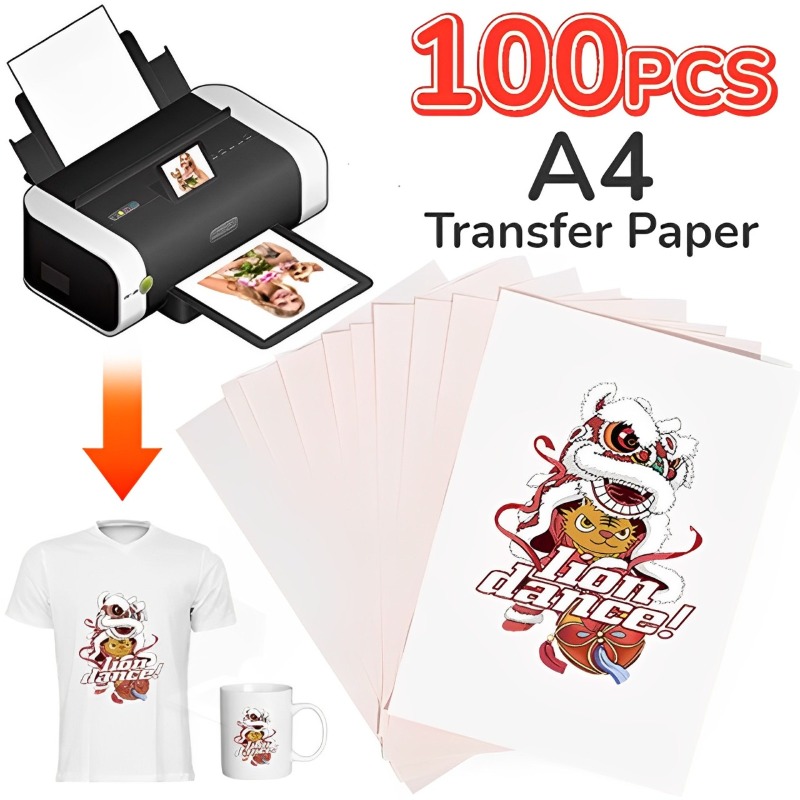 100-10Pcs A4 Sublimation Heat  - Transfer Paper Carbon のレビューと価格