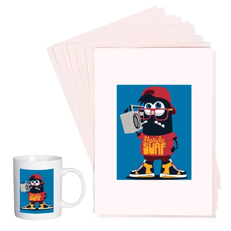 100-10Pcs A4 Sublimation Heat  - Transfer Paper Carbon のレビューと価格