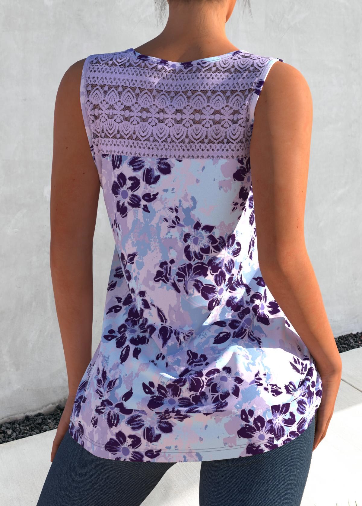 Plus Size Cross Strap Floral P - Embroidery Daisy のレビューと価格