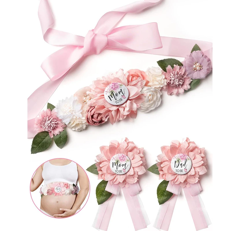 Flower Sash Set-Baby Shower Mo - Embroidery Kaftan のレビューと価格
