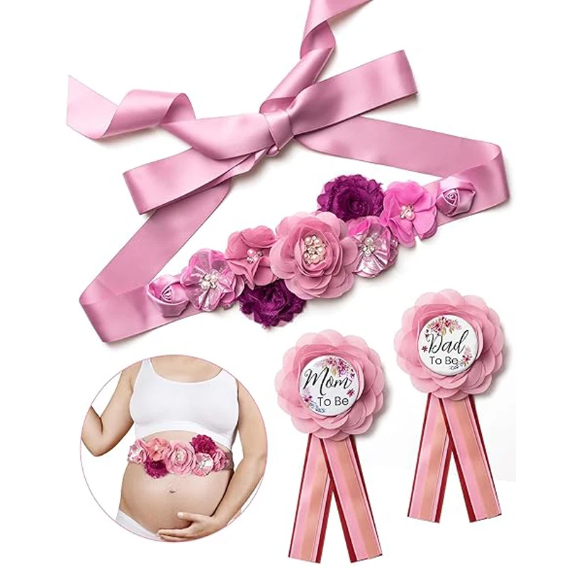 Flower Sash Set-Baby Shower Mo - Embroidery Kaftan のレビューと価格