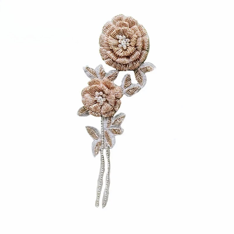 NEW Multicolor Handmade Beaded - Embroidery Roses のレビューと価格