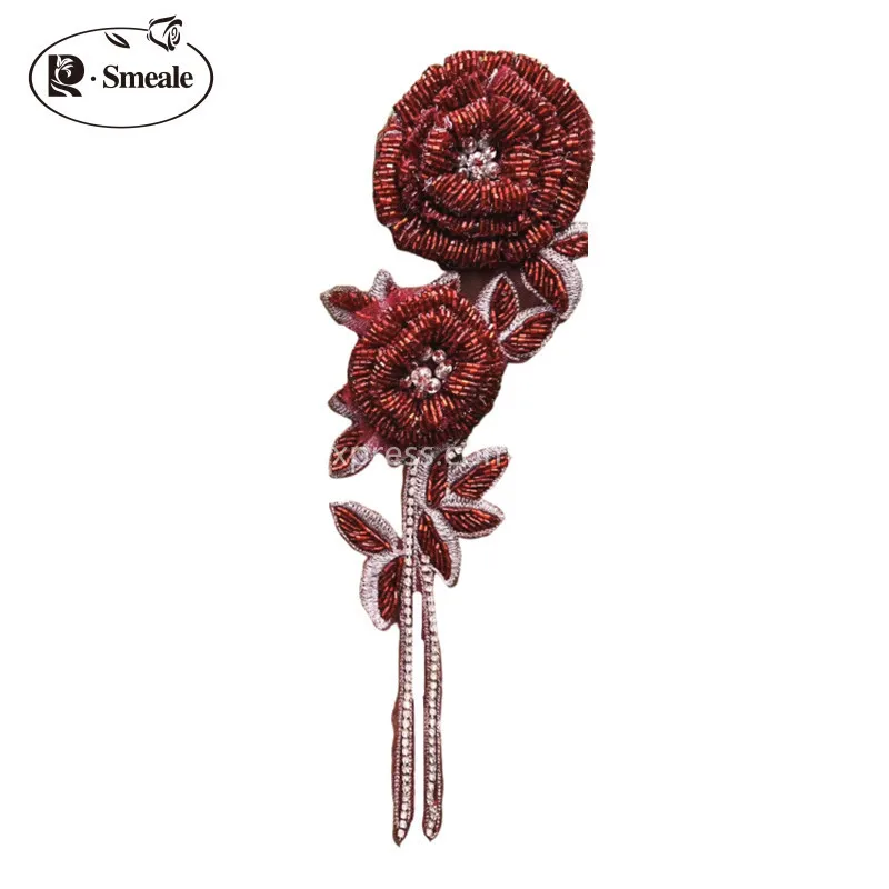 NEW Multicolor Handmade Beaded - Embroidery Roses のレビューと価格