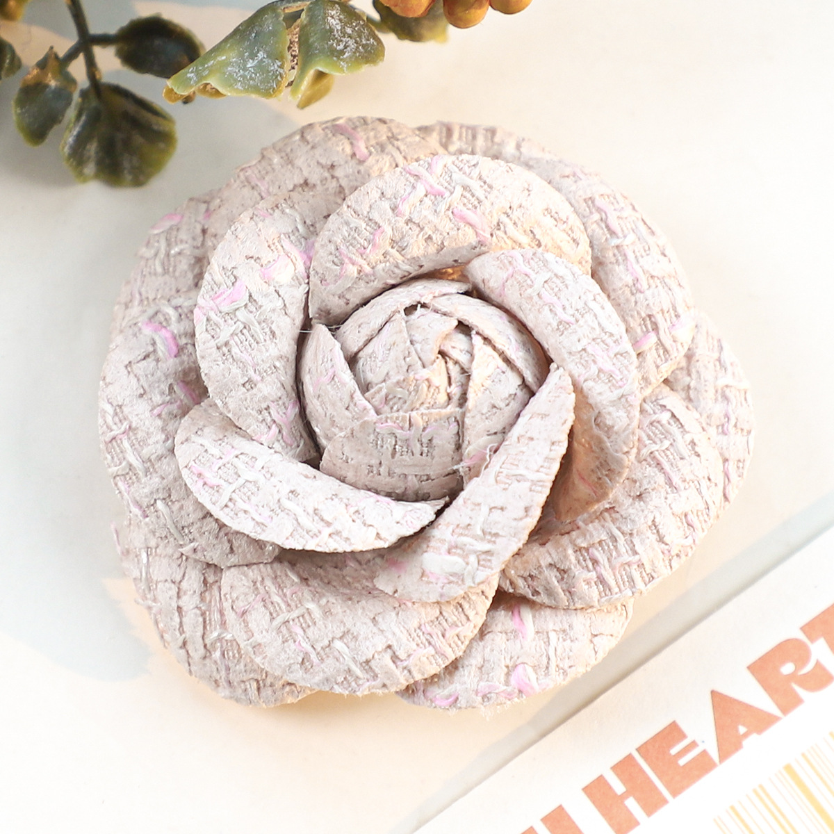 6CM Camellia Brooch for Women  - Embroidery Kaftan のレビューと価格