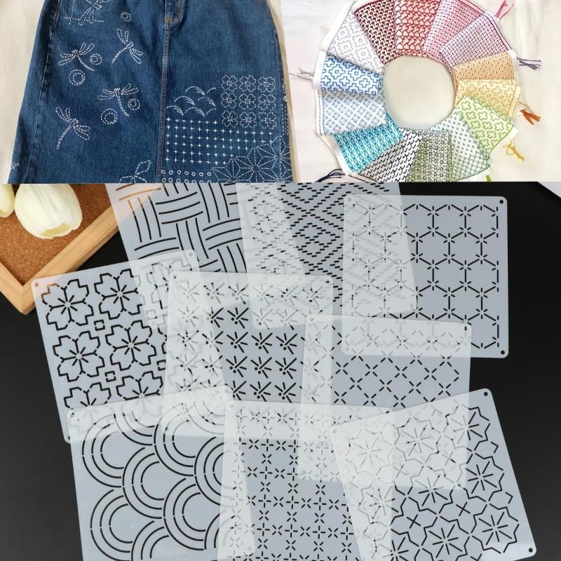 9/32Pcs Sashiko Embroidery Tem - Embroidery Diy のレビューと価格