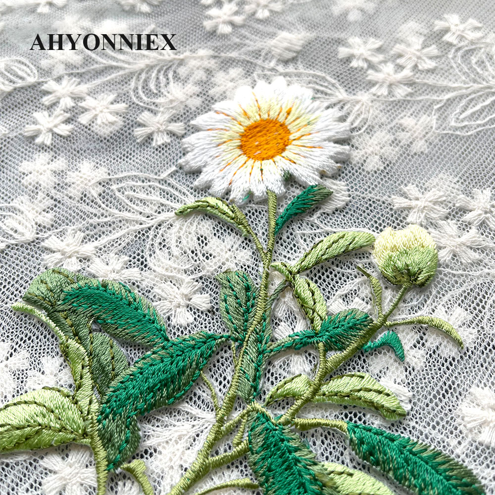 1 Piece Iron on Embroidery Pat - Embroidery Daisy のレビューと価格