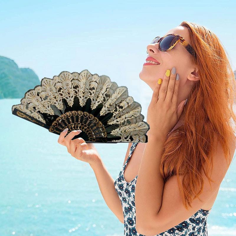 Spanish Style Fan Wedding Silk - Embroidery Daisy のレビューと価格