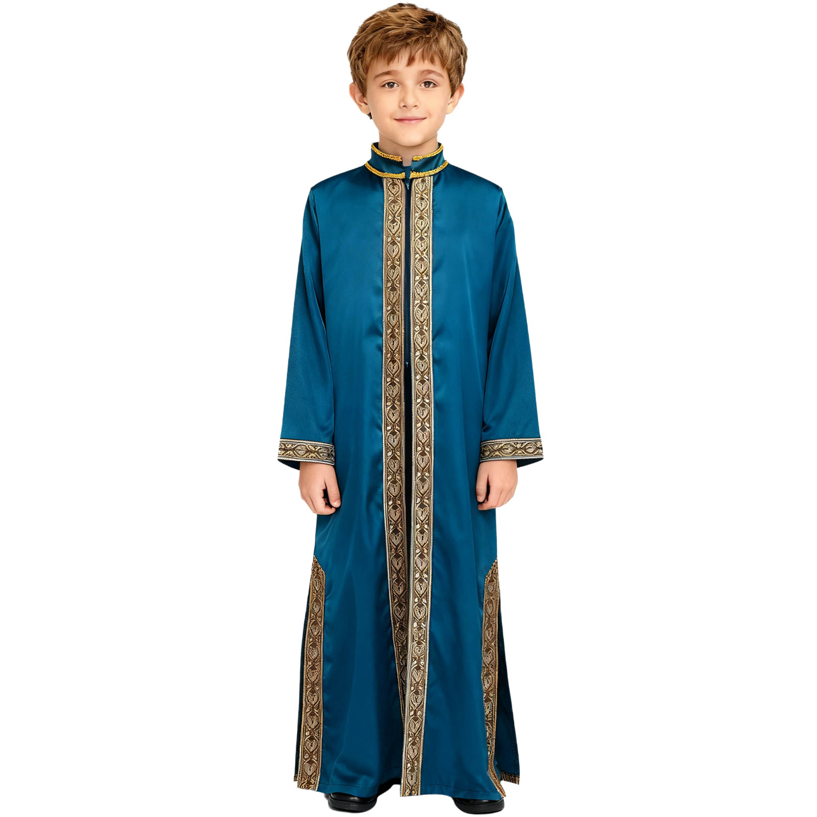 Boys Gold Embroidery Maxi Musl - Embroidery Kaftan のレビューと価格