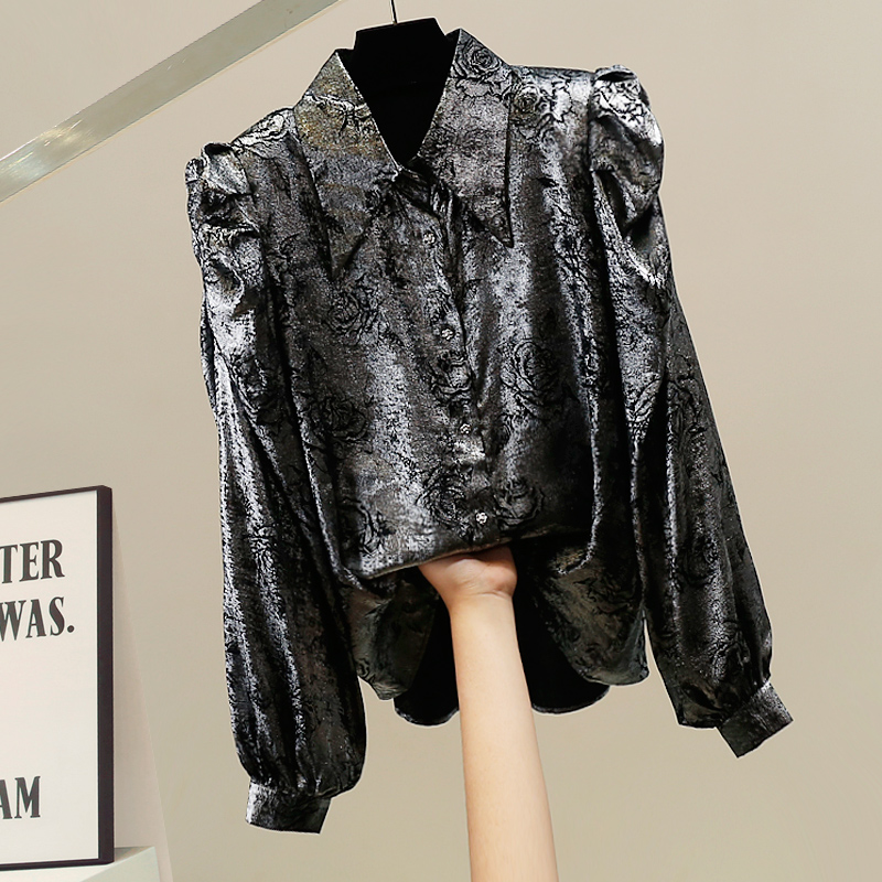 Glossy Long Sleeve Shirt Matte - Embroidery Unique Design のレビューと価格