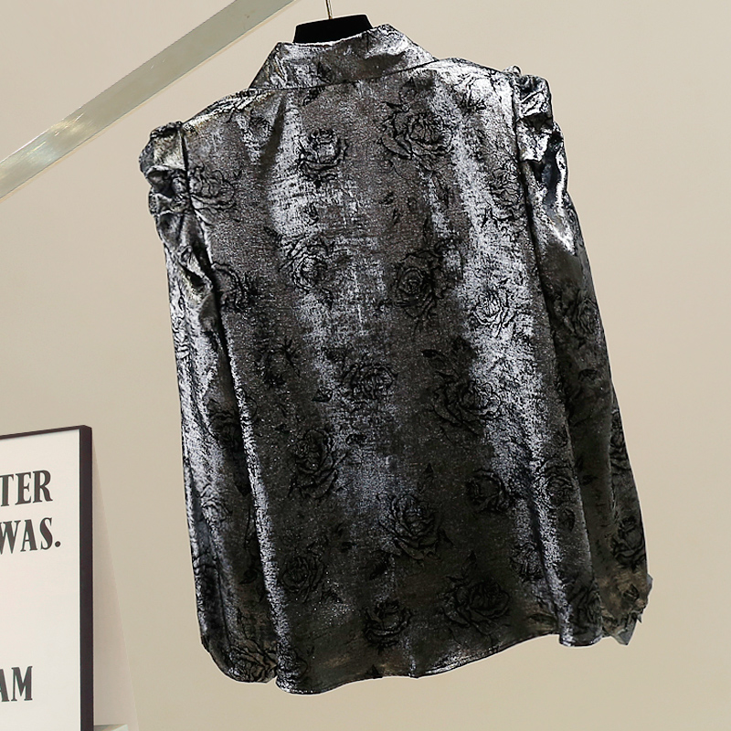 Glossy Long Sleeve Shirt Matte - Embroidery Unique Design のレビューと価格