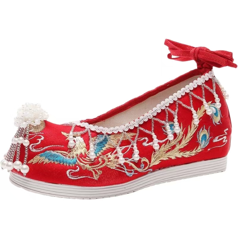 Women New Red Embroidered Wedd - Embroidery Red のレビューと価格