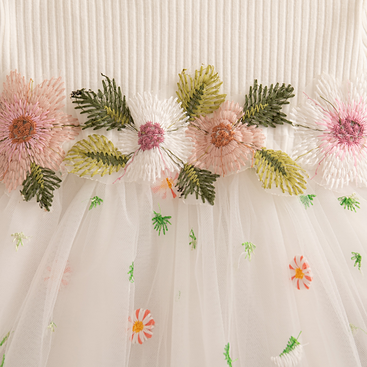 Spring And Autumn New Baby Gir - Embroidery Dress のレビューと価格