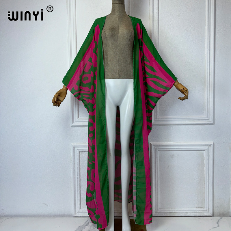 WINYI Africa Bohemia print Kim - Embroidery Kaftan のレビューと価格