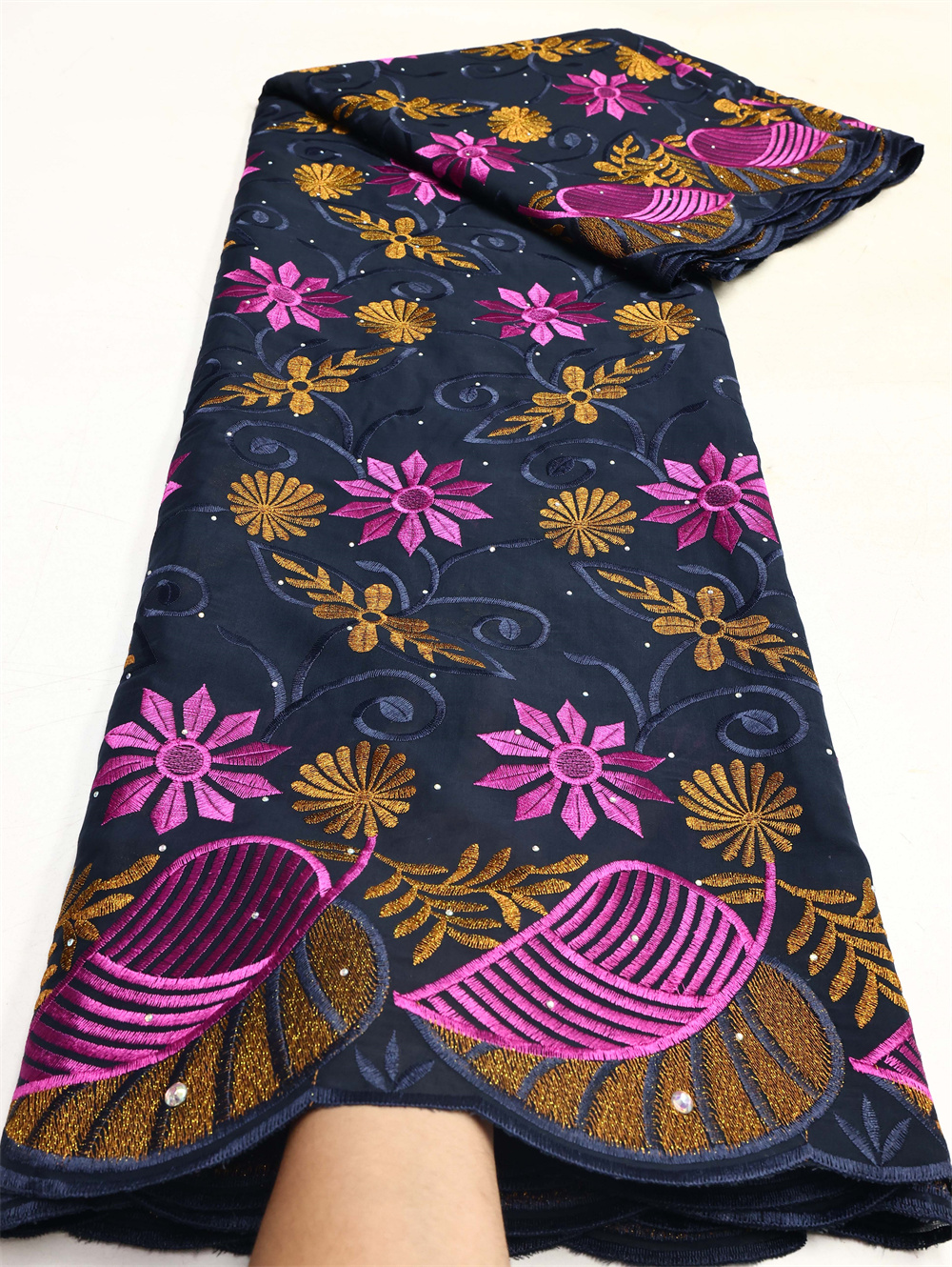 2025 High Quality Swiss Voile  - Embroidery Net Fabric のレビューと価格