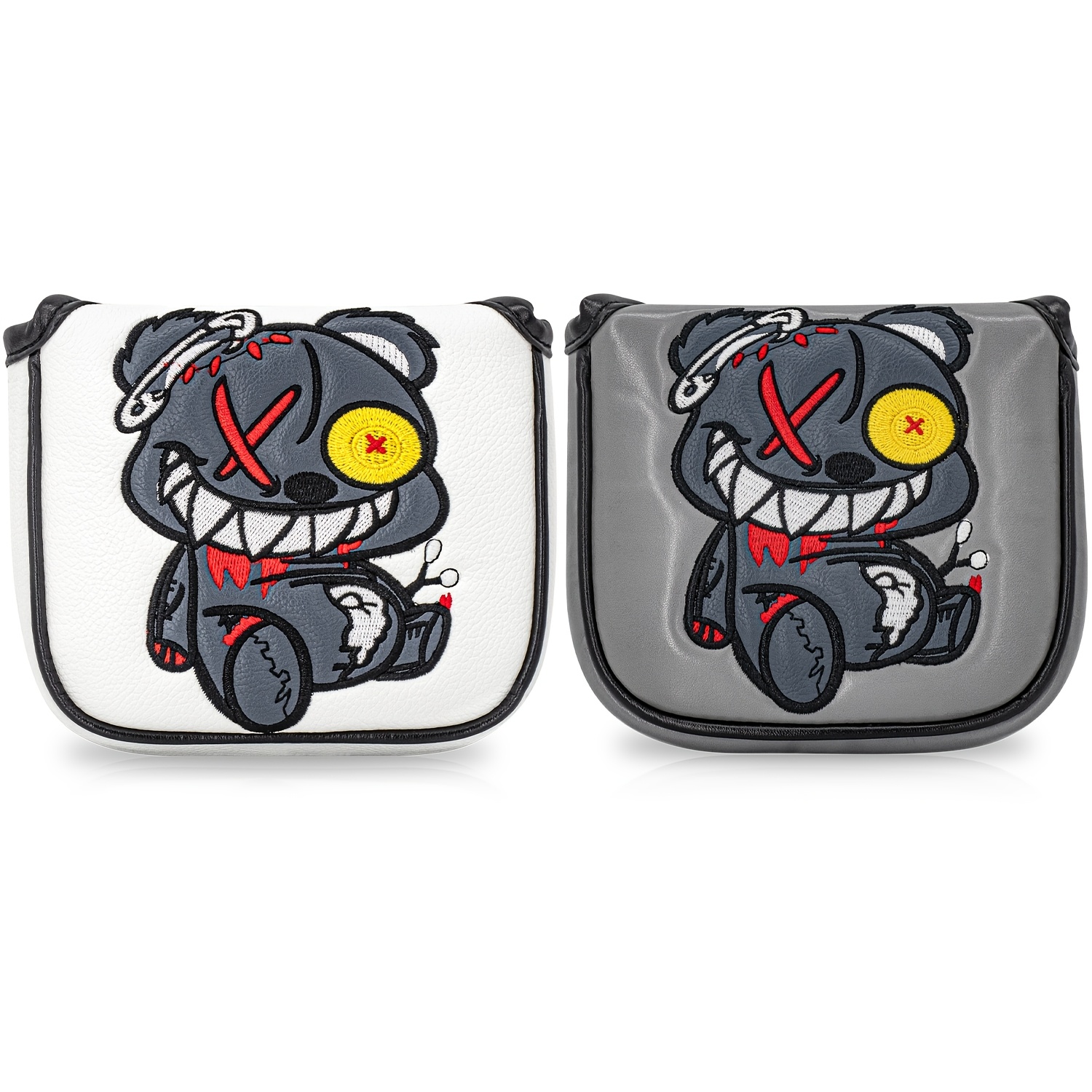 1pc Monocled Bear Design Golf  - Embroidery Design のレビューと価格