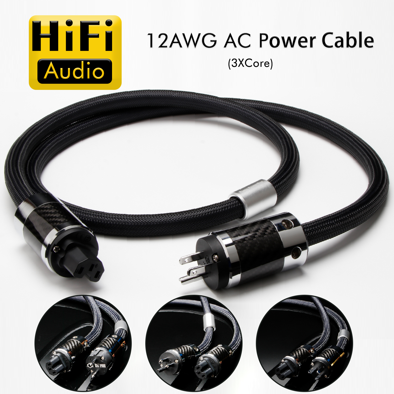 Hi-end Power Cable Alpha PS-95 - Embroidery Alpha のレビューと価格