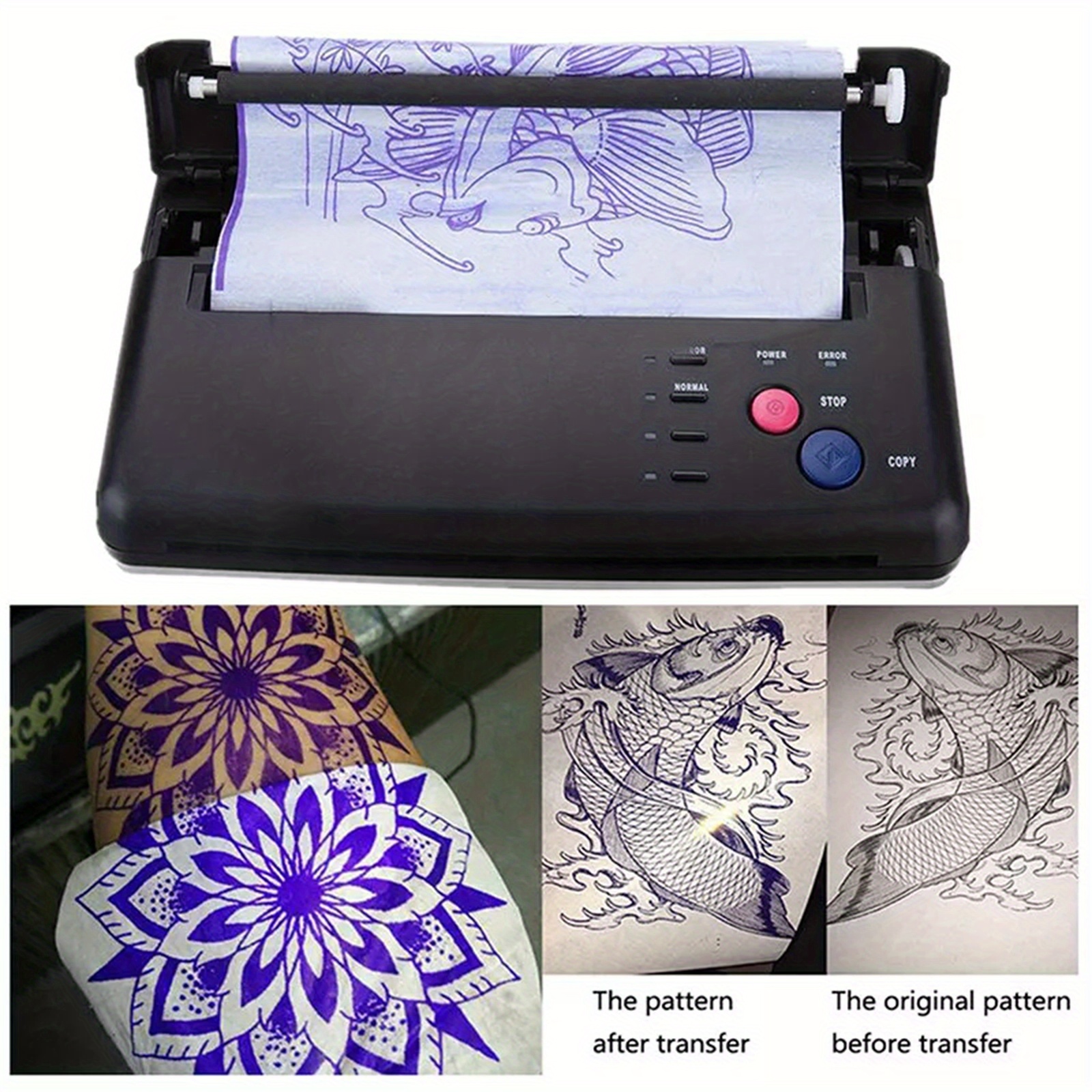 100PCS Professional Tattoo Tra - Transfer Paper Carbon のレビューと価格