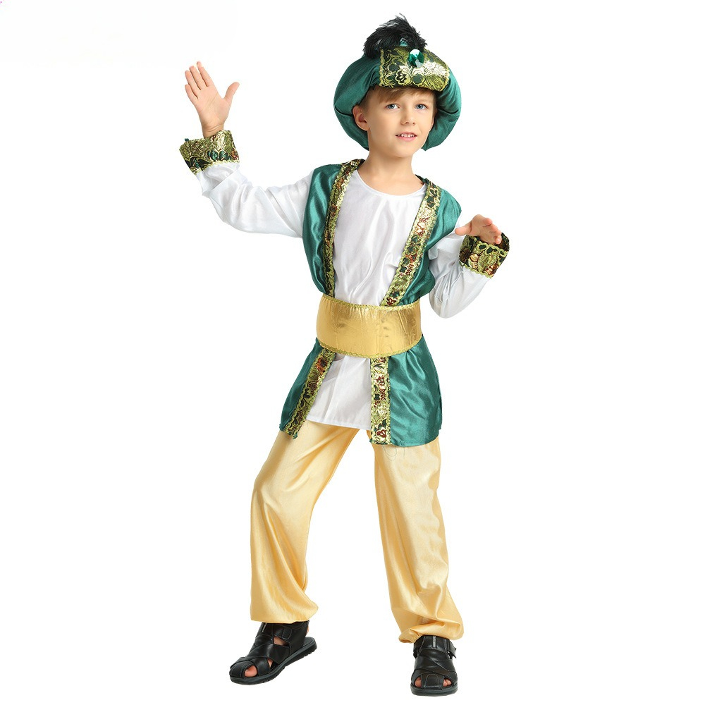 Kids Adults Arabic Prince Cosp - Embroidery Dress のレビューと価格