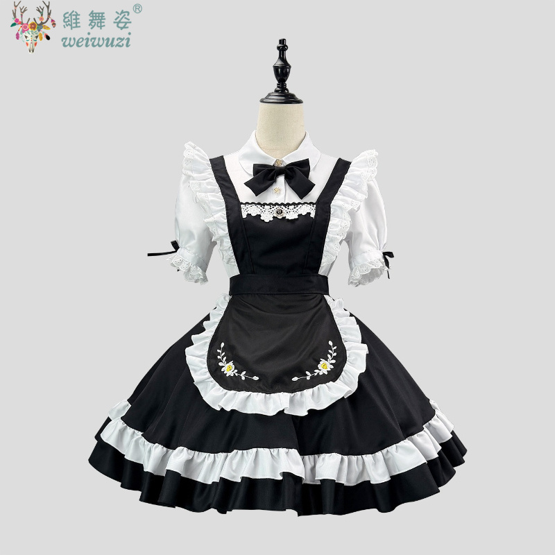 Japan Anime Cute Lolita Dress  - Embroidery Daisy のレビューと価格
