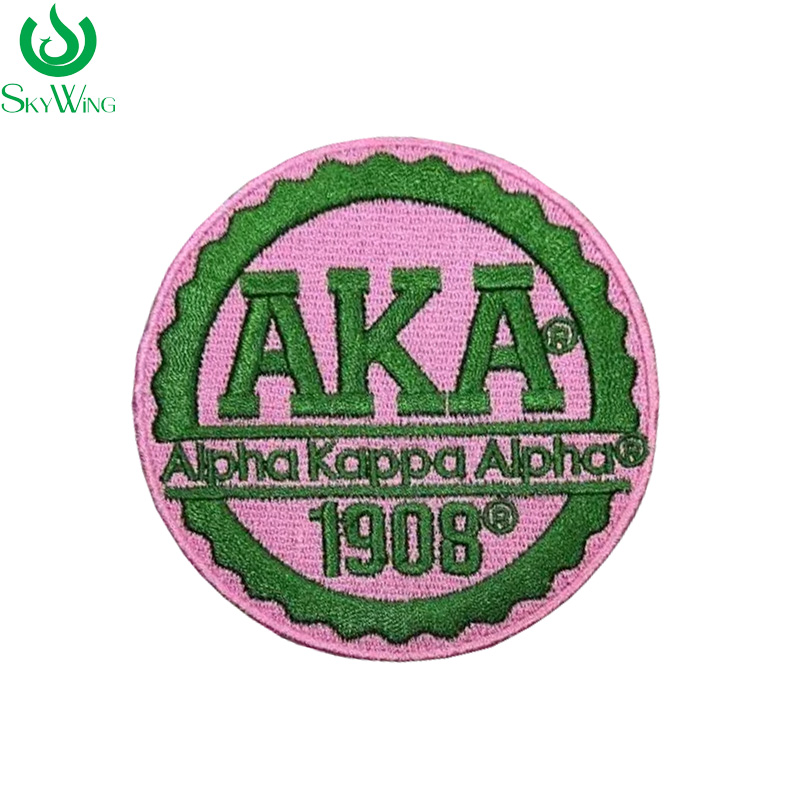 4 INCH Round Pink and Green AK - Embroidery Alpha のレビューと価格