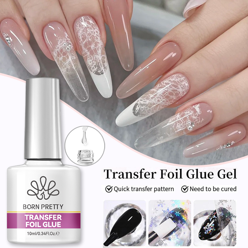 BORN PRETTY Nail Foil Glue Gel - Transfer Paper Carbon のレビューと価格
