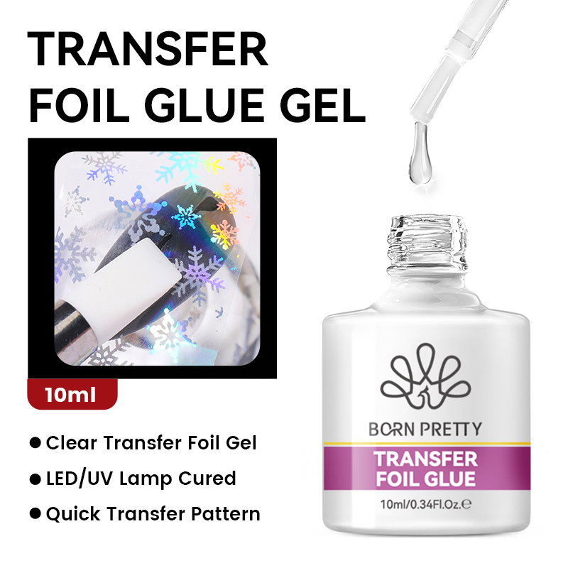 BORN PRETTY Nail Foil Glue Gel - Transfer Paper Carbon のレビューと価格