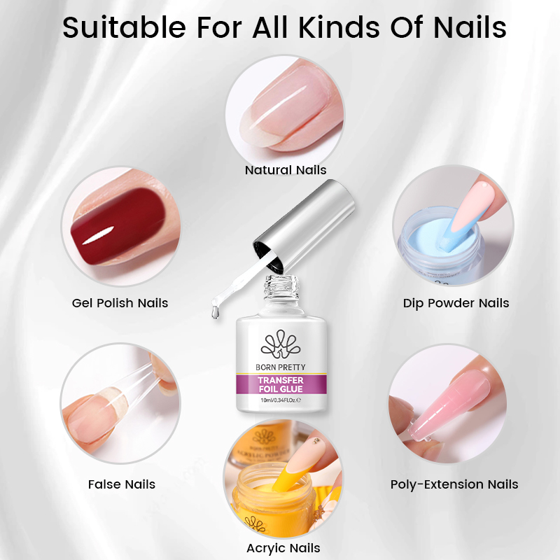 BORN PRETTY Nail Foil Glue Gel - Transfer Paper Carbon のレビューと価格